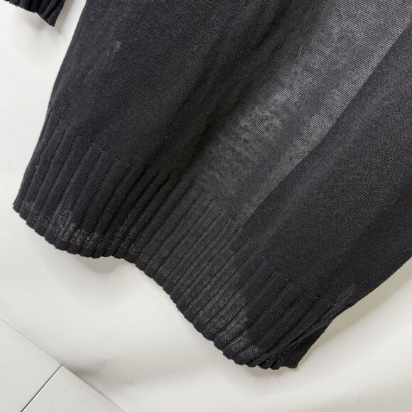 J Crew Long Linen Blend Cardigan Sweater Sz Small Semi Sheer Preppy Minimalist - Picture 8 of 13